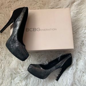 BCBG Black Heels